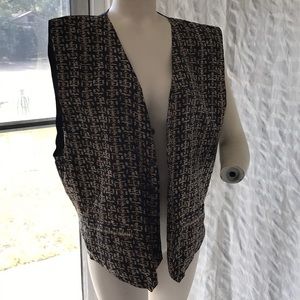 Vintage 100% Silk Montage Pour Homme vest